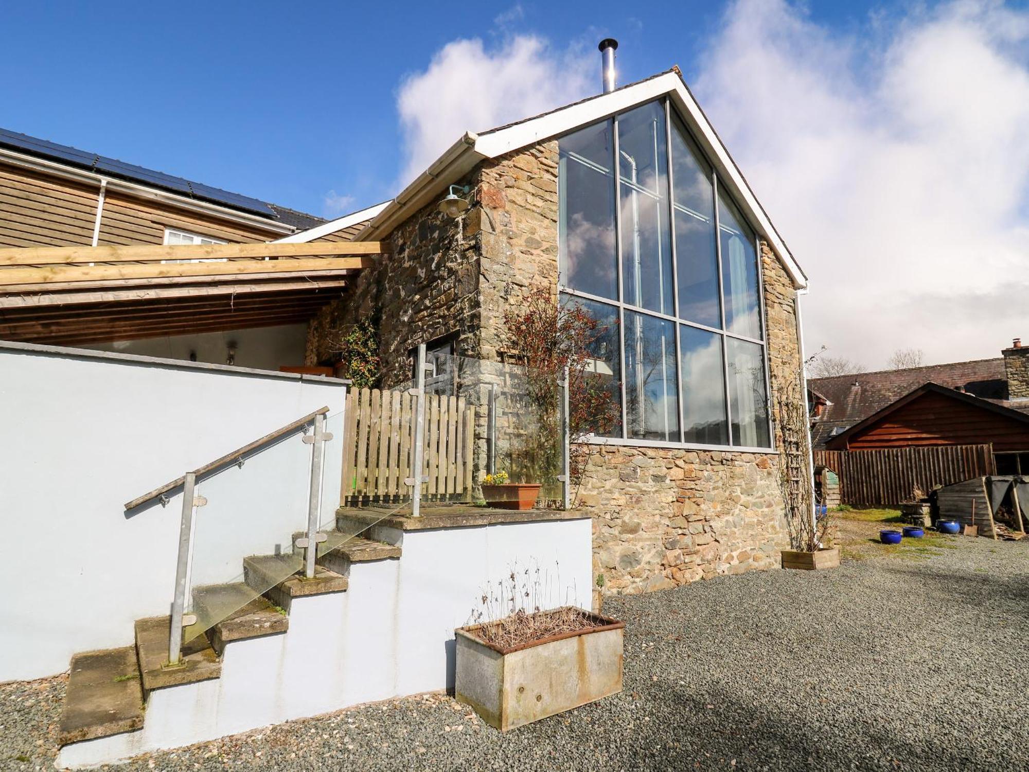Villa The Barn At Glanoer Bettws Disserth Exterior foto